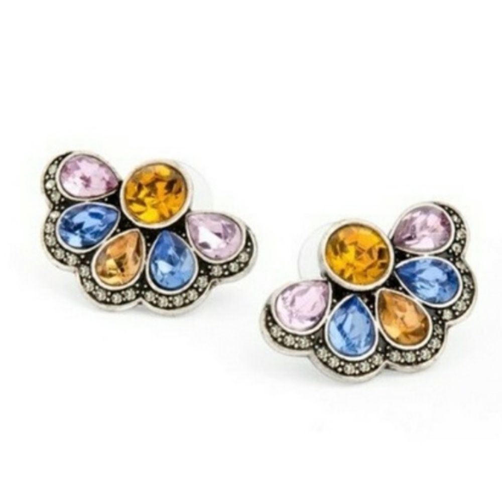 Jewelmint Flabella Post Back Statement Earrings - image 1